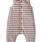 Tan Stripe / Organic Ribbed Bay Jumpsuit