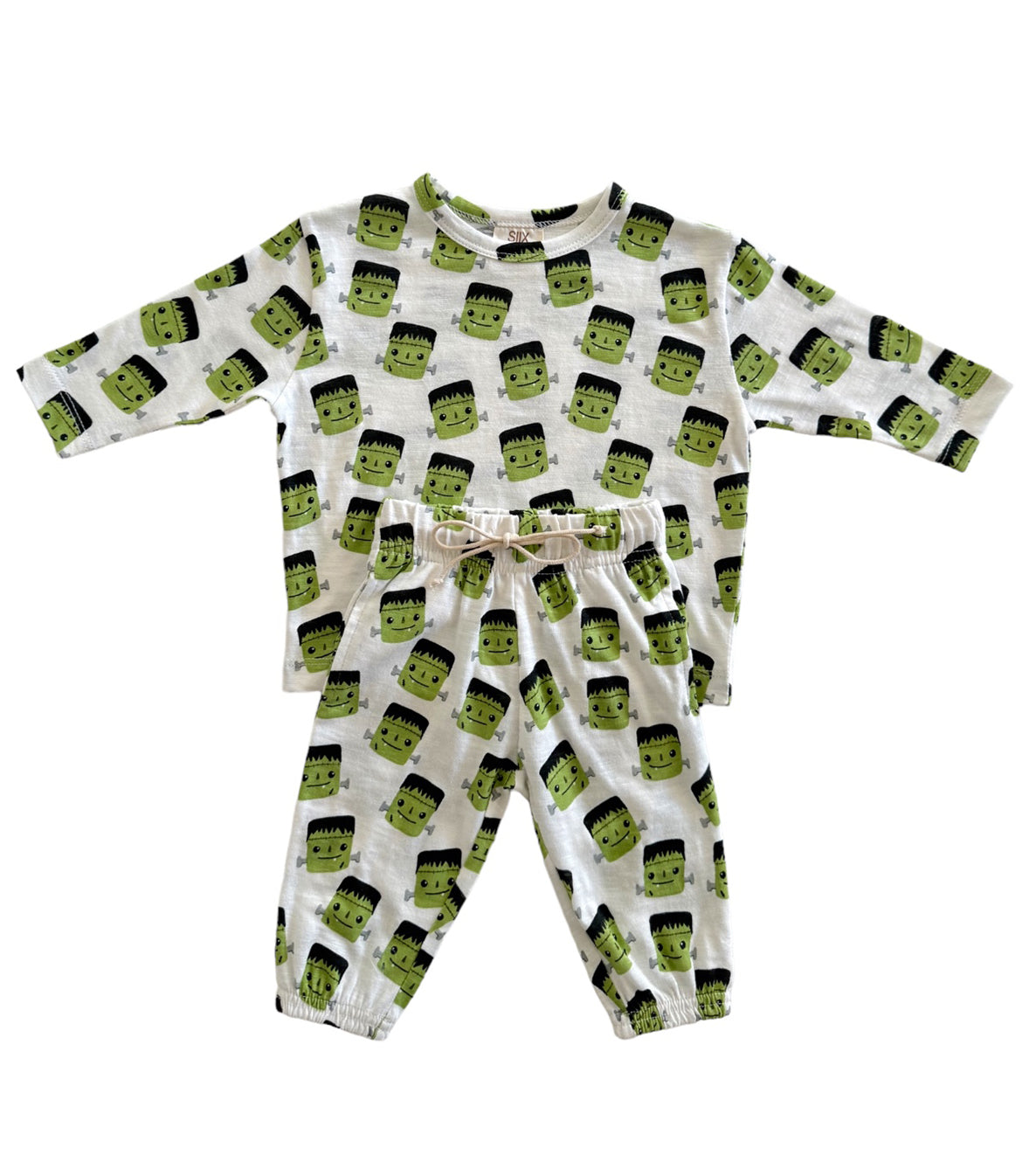 Halloween Monster / Organic Long Sleeve Tee & Pant Set