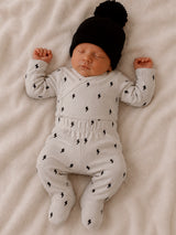 Lightning Bolts / Organic Pointelle Newborn Set