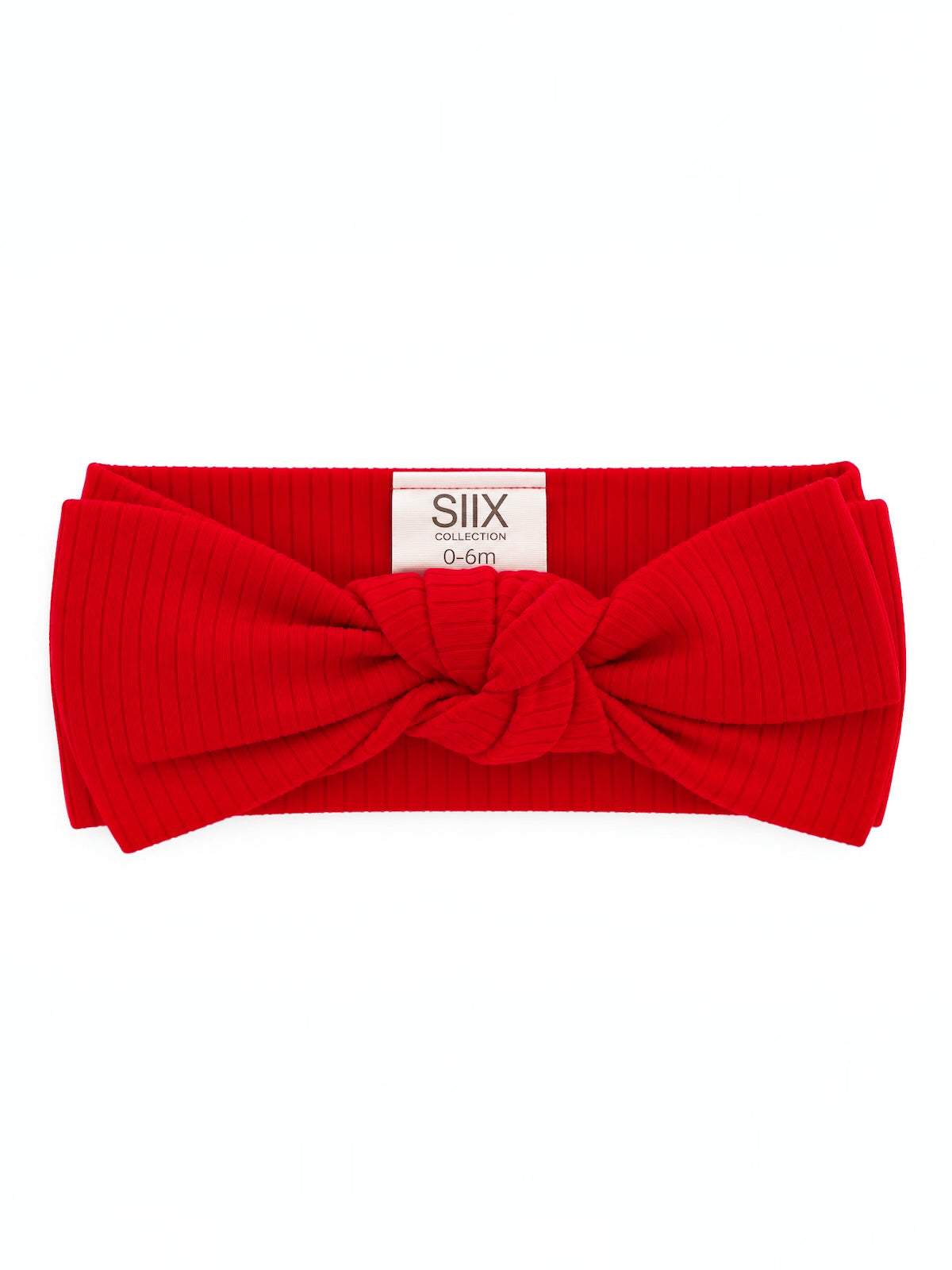 Red / Ribbed Bow