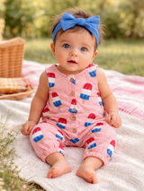 Popsicle Pink / Organic Bay Jumpsuit
