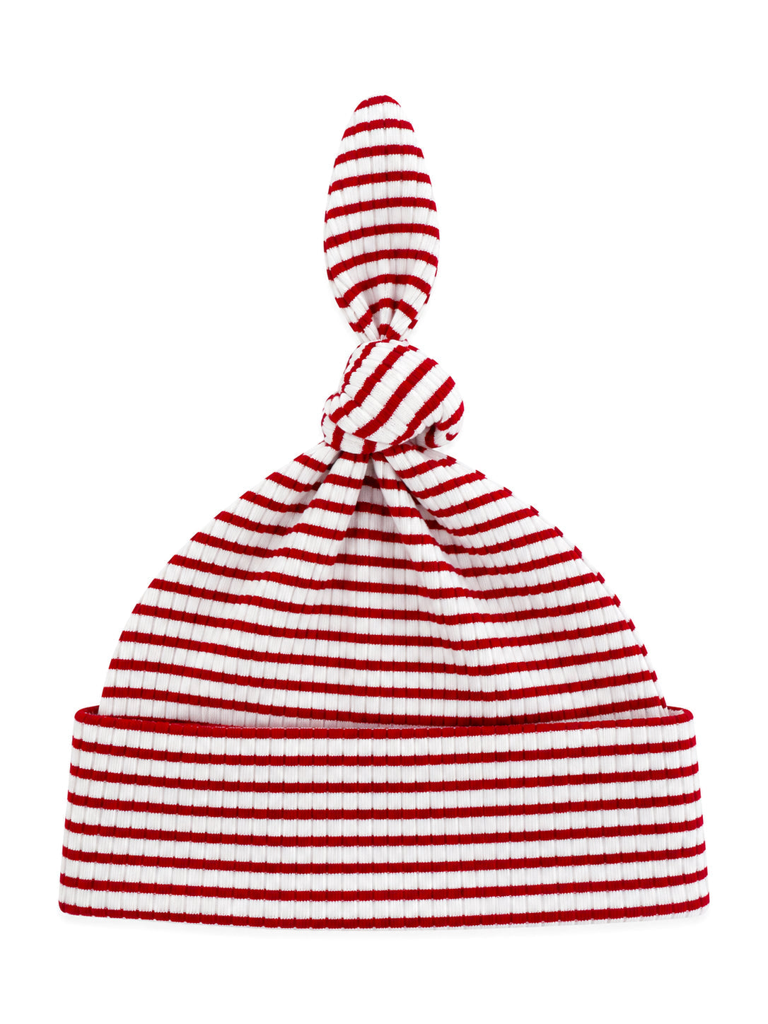 Red Stripe / Ribbed Beanie