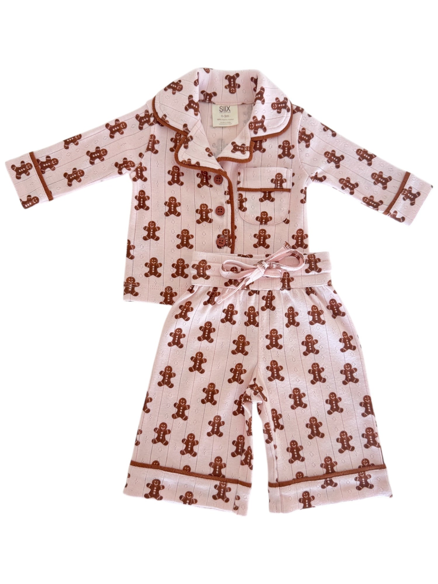 Blush Gingerbread / Organic Pointelle Lounge Set