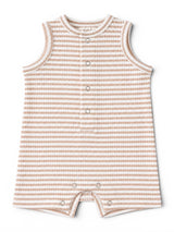 Tan Stripe / Ribbed Shortie