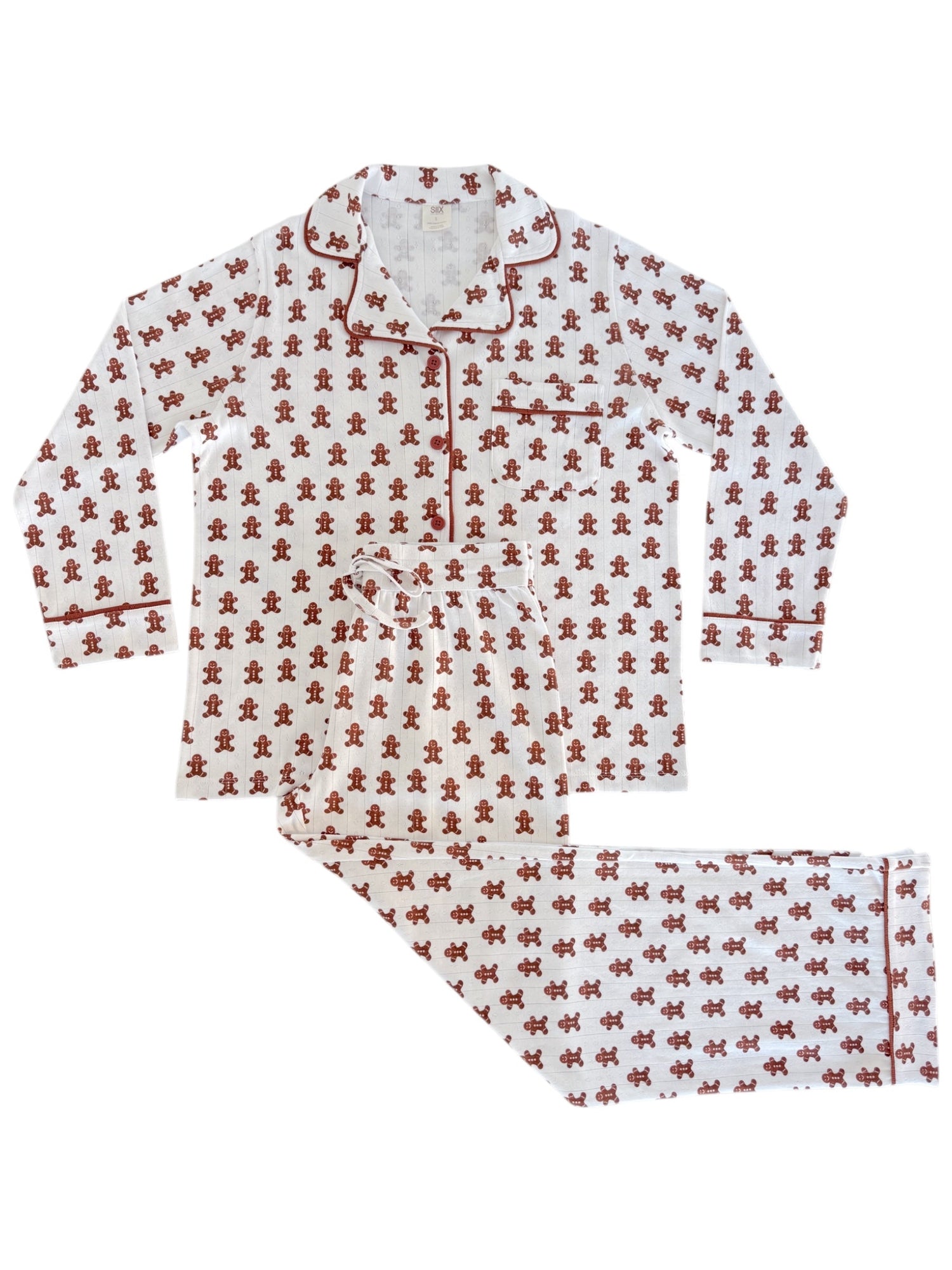 Gingerbread / Organic Pointelle Women's Lounge Set