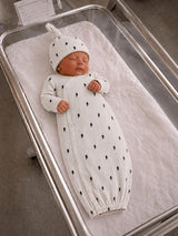 Lightning Bolts / Organic Pointelle Gown