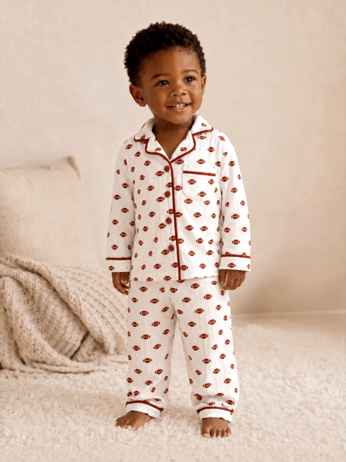 Football / Organic Pointelle Lounge Set