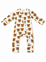 Baby Bear / Organic Cotton 2-Way Zip Romper