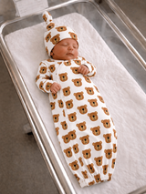 Baby Bear / Organic Cotton Gown