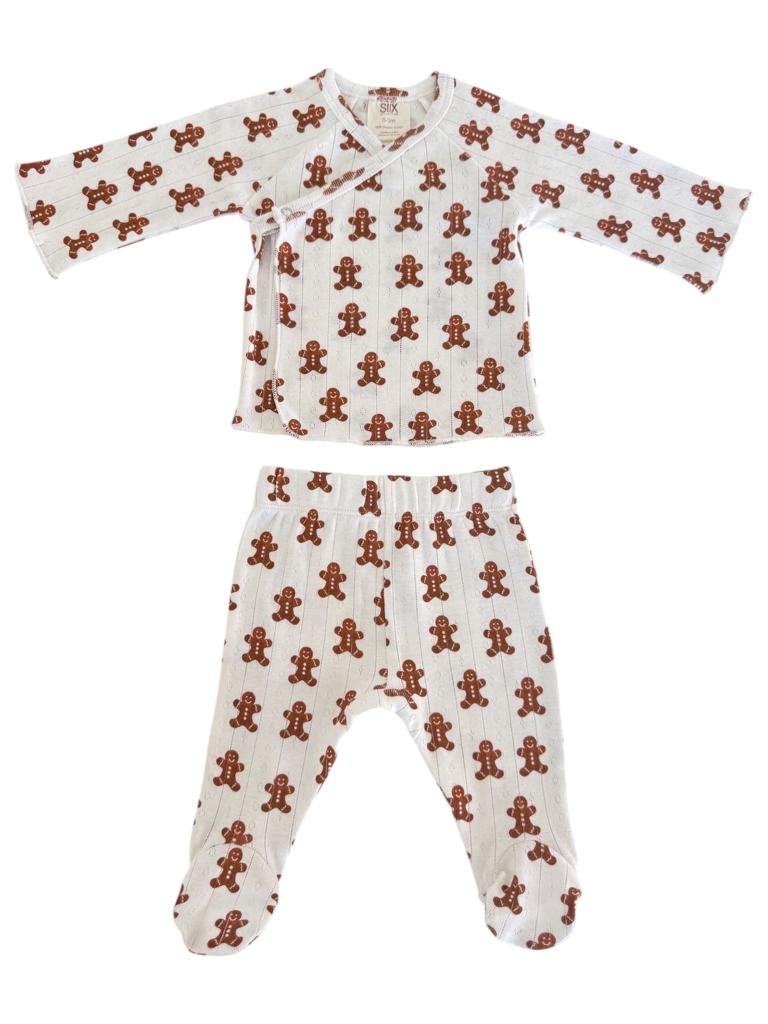 Gingerbread / Organic Pointelle Newborn Set