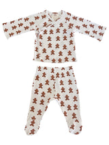 Gingerbread / Organic Pointelle Newborn Set