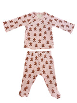 Blush Gingerbread / Organic Pointelle Newborn Set