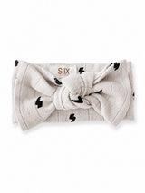 Lightning Bolts / Organic Pointelle Bow