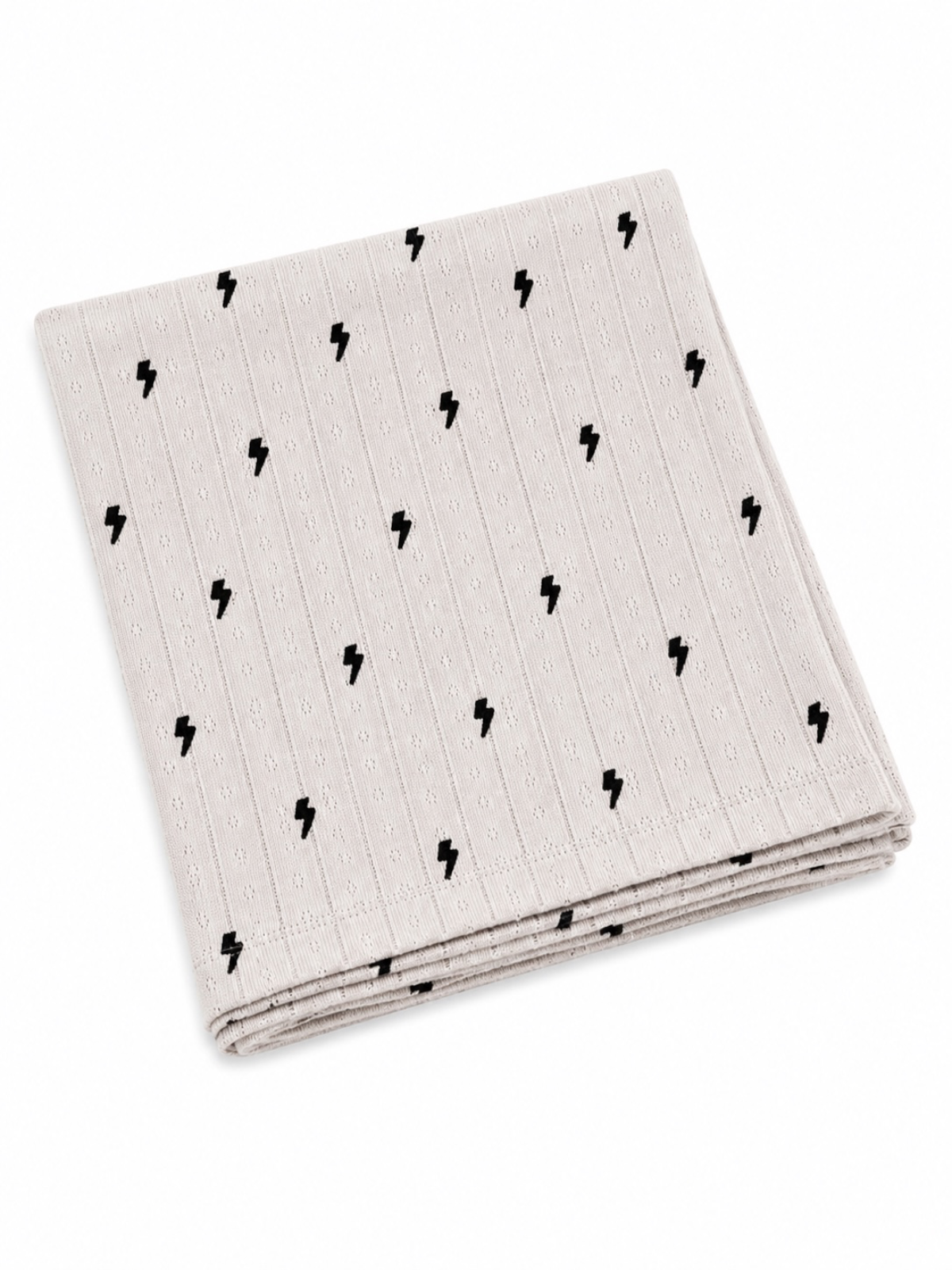 Lightning Bolts / Organic Pointelle Swaddle