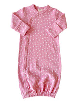 Pink Flower / Organic Pointelle Gown