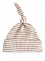 Tan Stripe / Ribbed Beanie