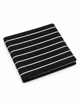 Black/White Stripe / Ribbed Swaddle