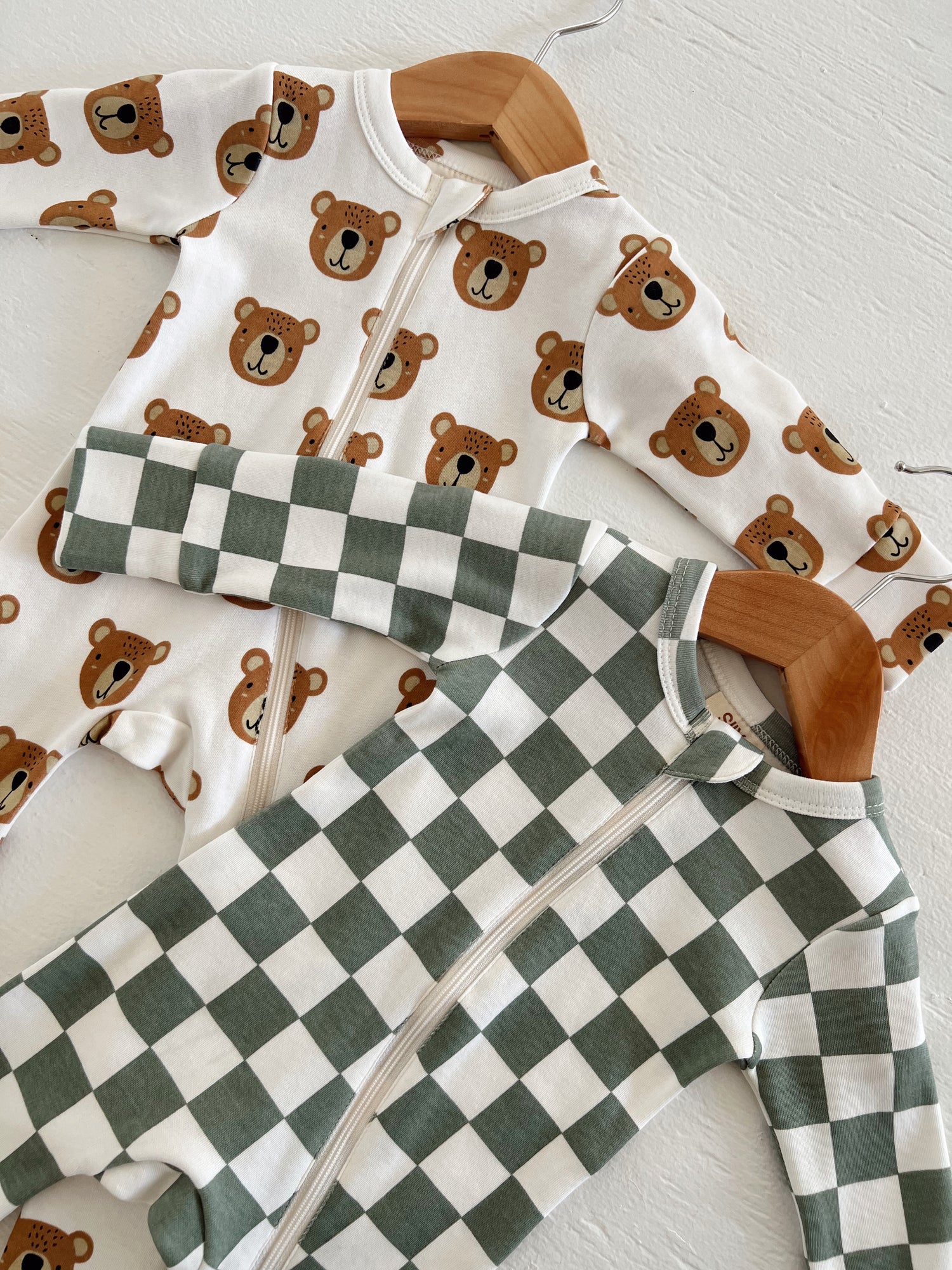 Baby Bear / Organic 2-Way Zip Romper