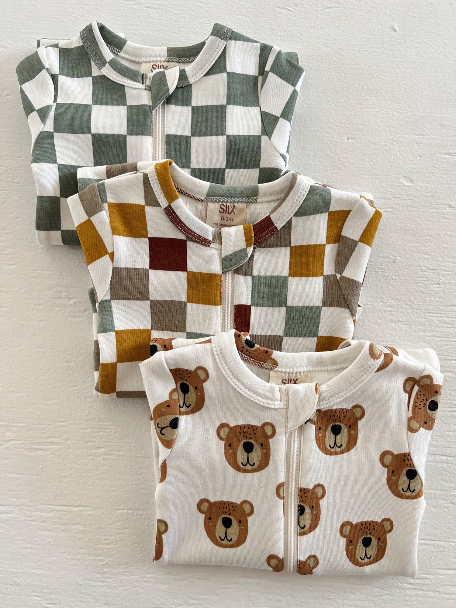 Baby Bear / Organic 2-Way Zip Romper