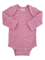 Pink Speckle / Long Sleeve Bodysuit