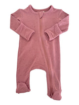 Mauve Speckle / 2-Way Zip Footie