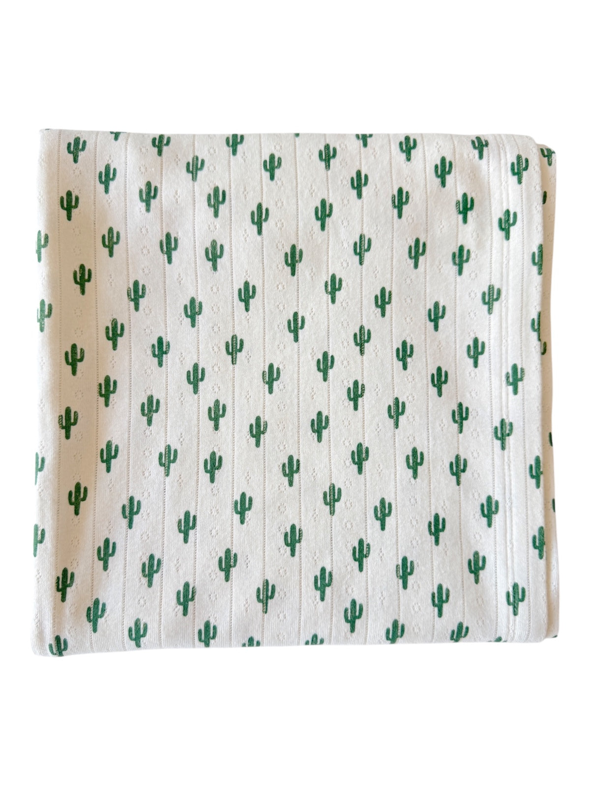 Cactus / Organic Pointelle Swaddle