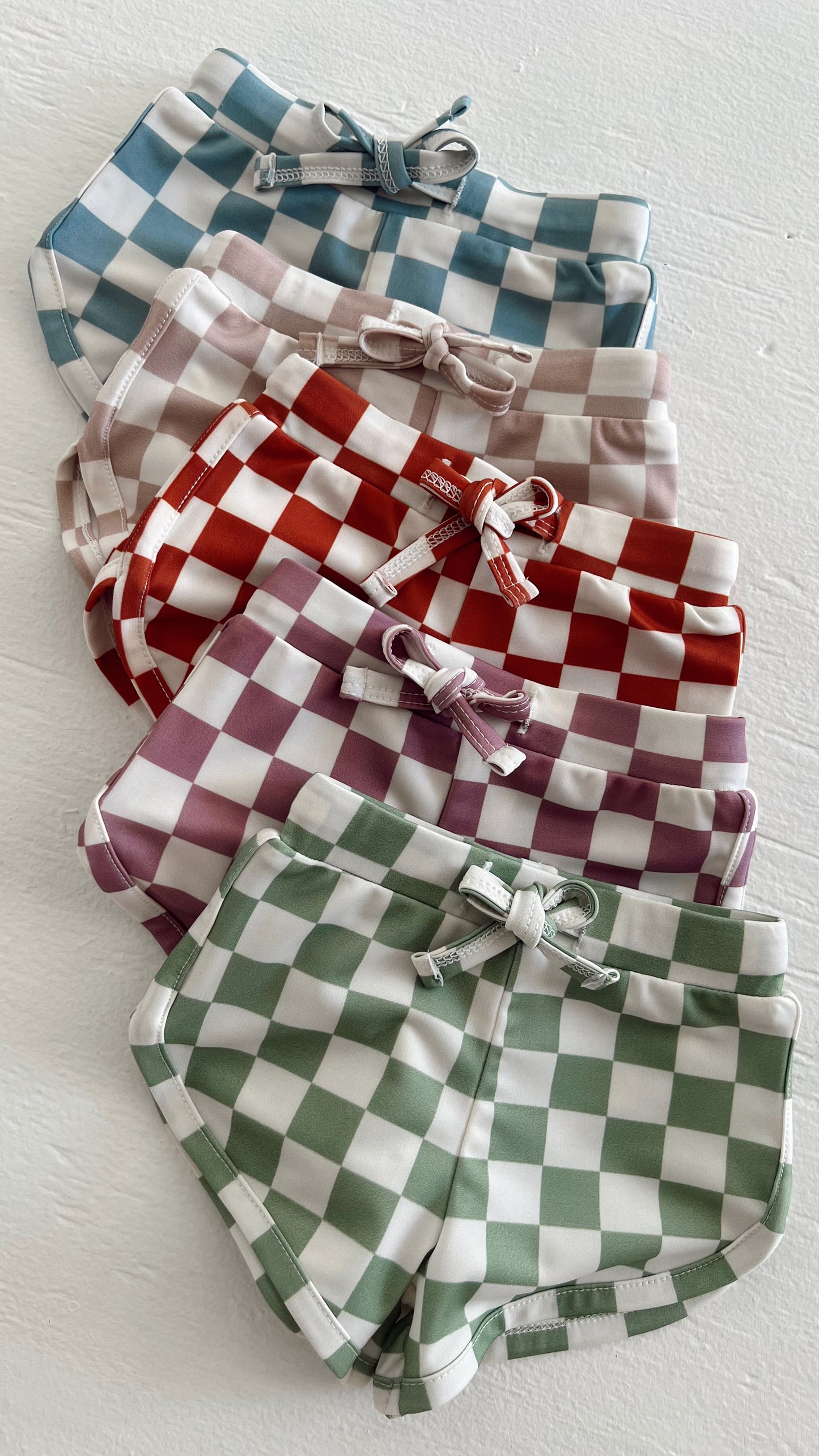 Stracciatella Checkerboard / Laguna Swim Short / UPF 50+