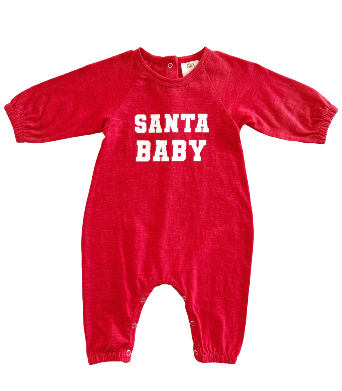 Santa Baby / Organic Long Sleeve Jumpsuit