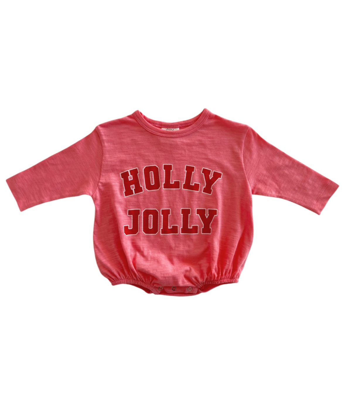 Holly Jolly / Organic Long Sleeve T-Shirt Bubble