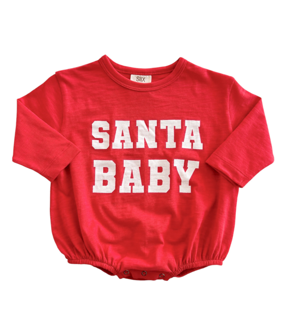 Santa Baby / Organic Long Sleeve T-Shirt Bubble