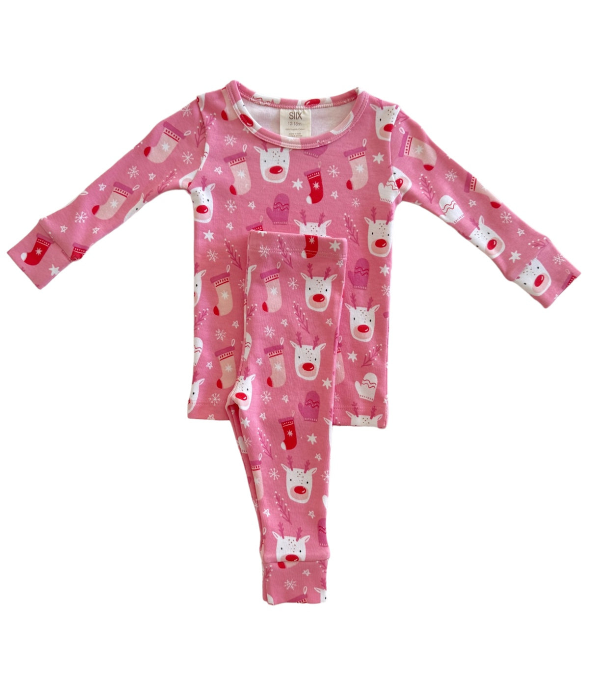 Reindeer Pink / Organic 2-Piece Set