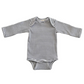 Black Stripe / Organic Ribbed Long Sleeve Bodysuit