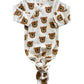 Baby Bear / Organic Kimono Knot Gown