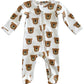 Baby Bear / Organic Zip Footie