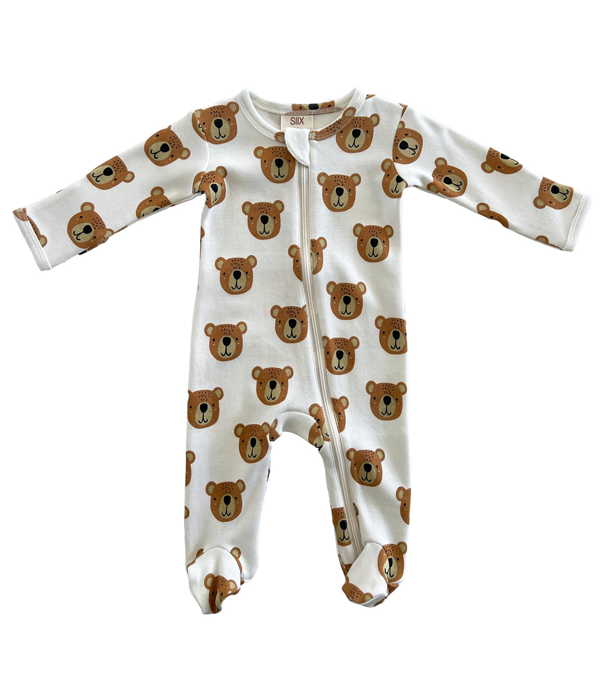 Baby Bear / Organic Zip Footie