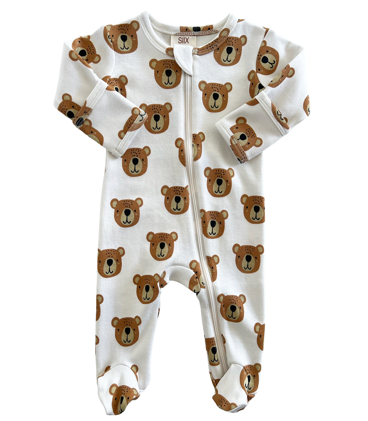 Baby Bear / Organic Zip Footie