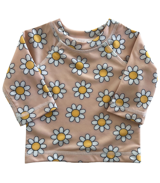 Daisy Pop Biscotti / Maui Rashguard / UPF 50+