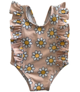 Daisy Pop Biscotti / Monaco Swimsuit / UPF 50+