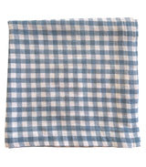 Blue Gingham / Organic Swaddle