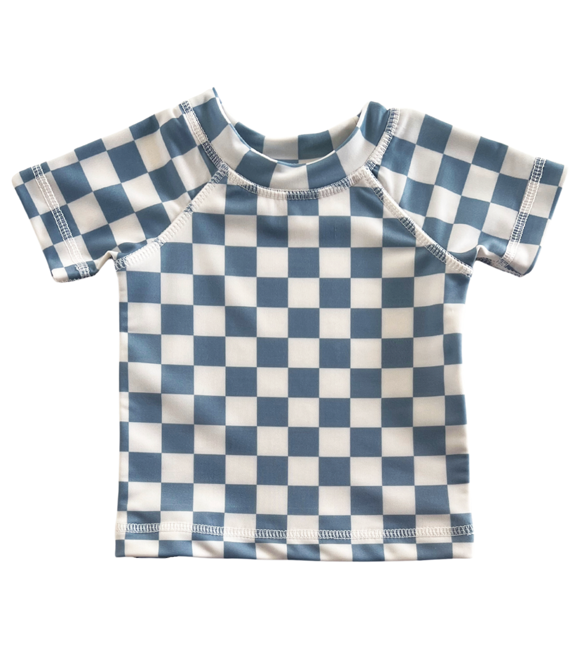 Blueberry Muffin Checkerboard / Cabana Rashguard / UPF 50+