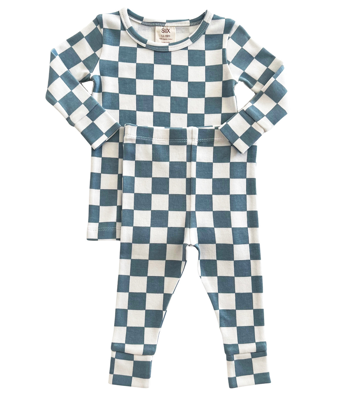 Blueberry Muffin Checkerboard / Organic 2-Piece Set