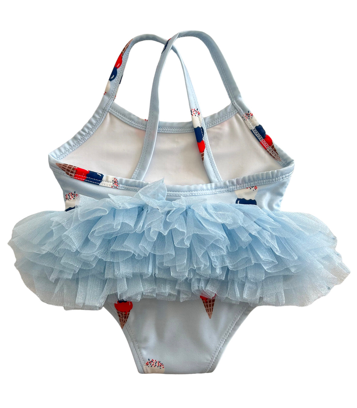 Blue Ice Cream / Ariel Tutu Swimsuit / UPF 50+