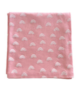 Blush Rainbow / Organic Swaddle