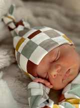 Cannoli Checkerboard / Organic Beanie