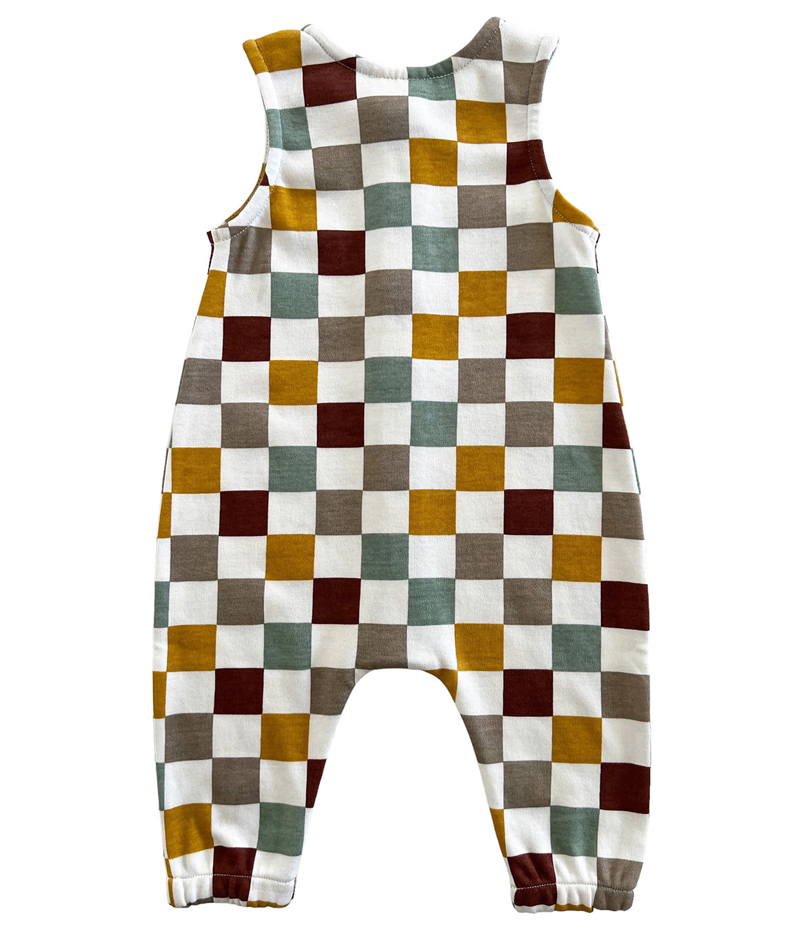 Cannoli Checkerboard / Organic Bay Jumpsuit