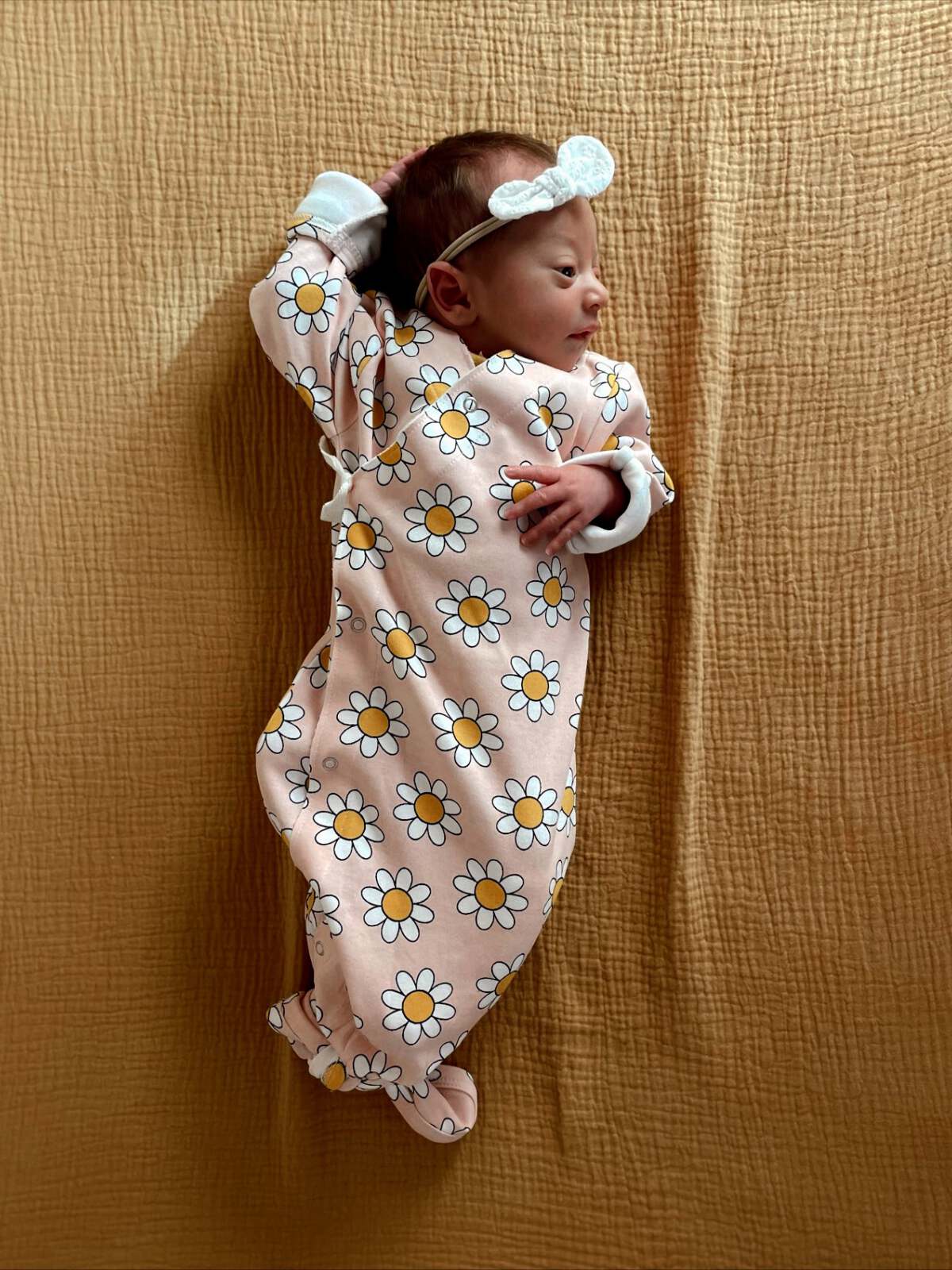 Daisy Pop Taffy / Organic Kimono Knot Gown