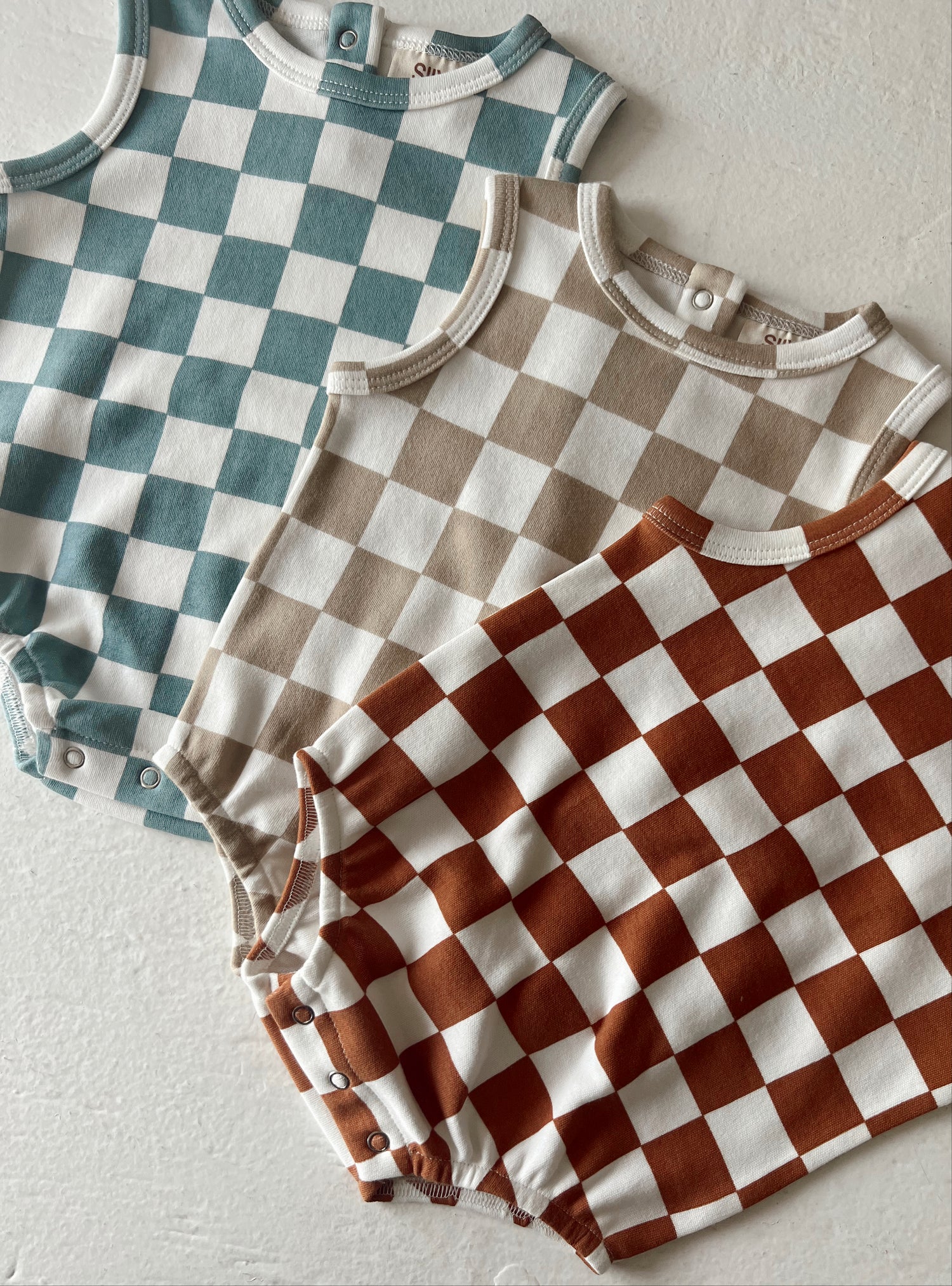 Tiramisu Checkerboard / Organic Dune Bubble