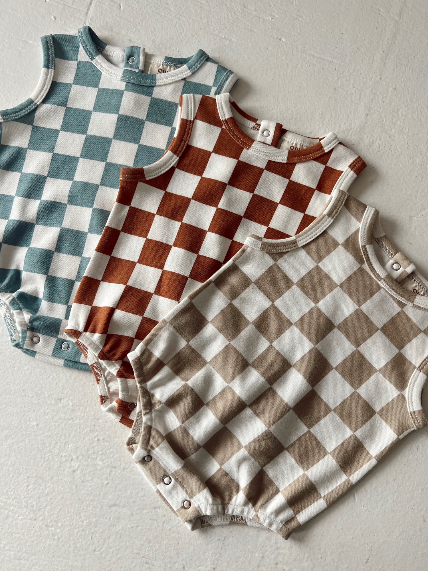 Tiramisu Checkerboard / Organic Dune Bubble