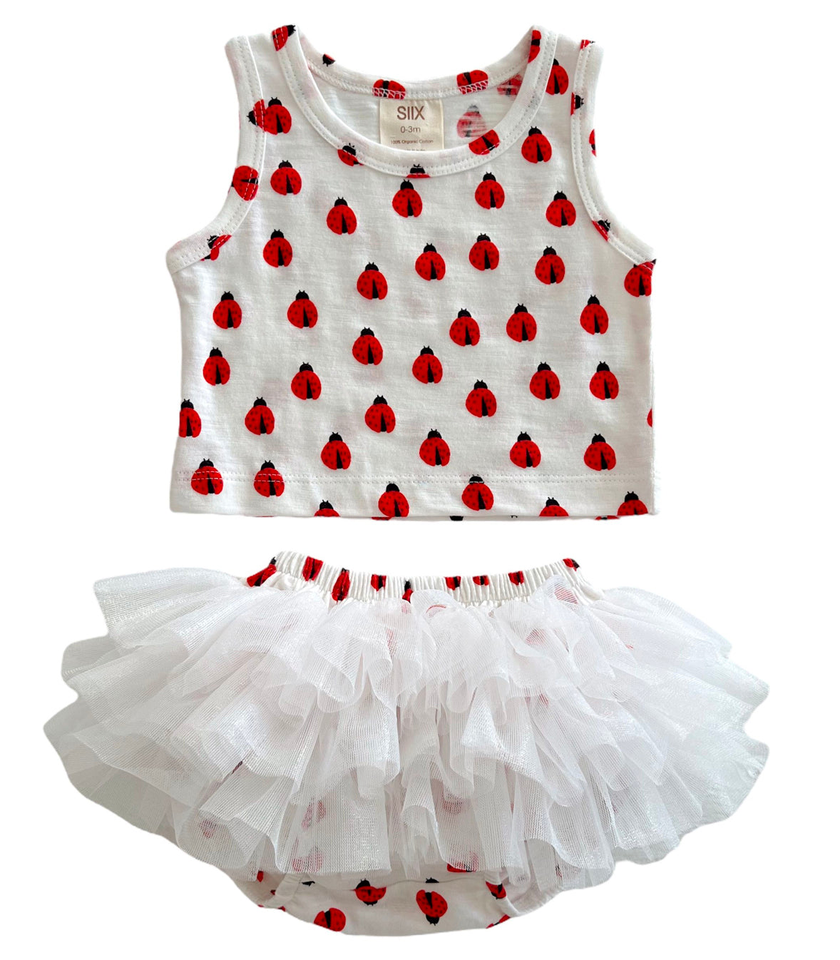 Ladybug / Organic Tutu Bloomer Set