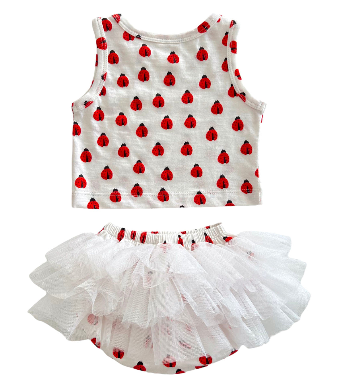 Ladybug / Organic Tutu Bloomer Set